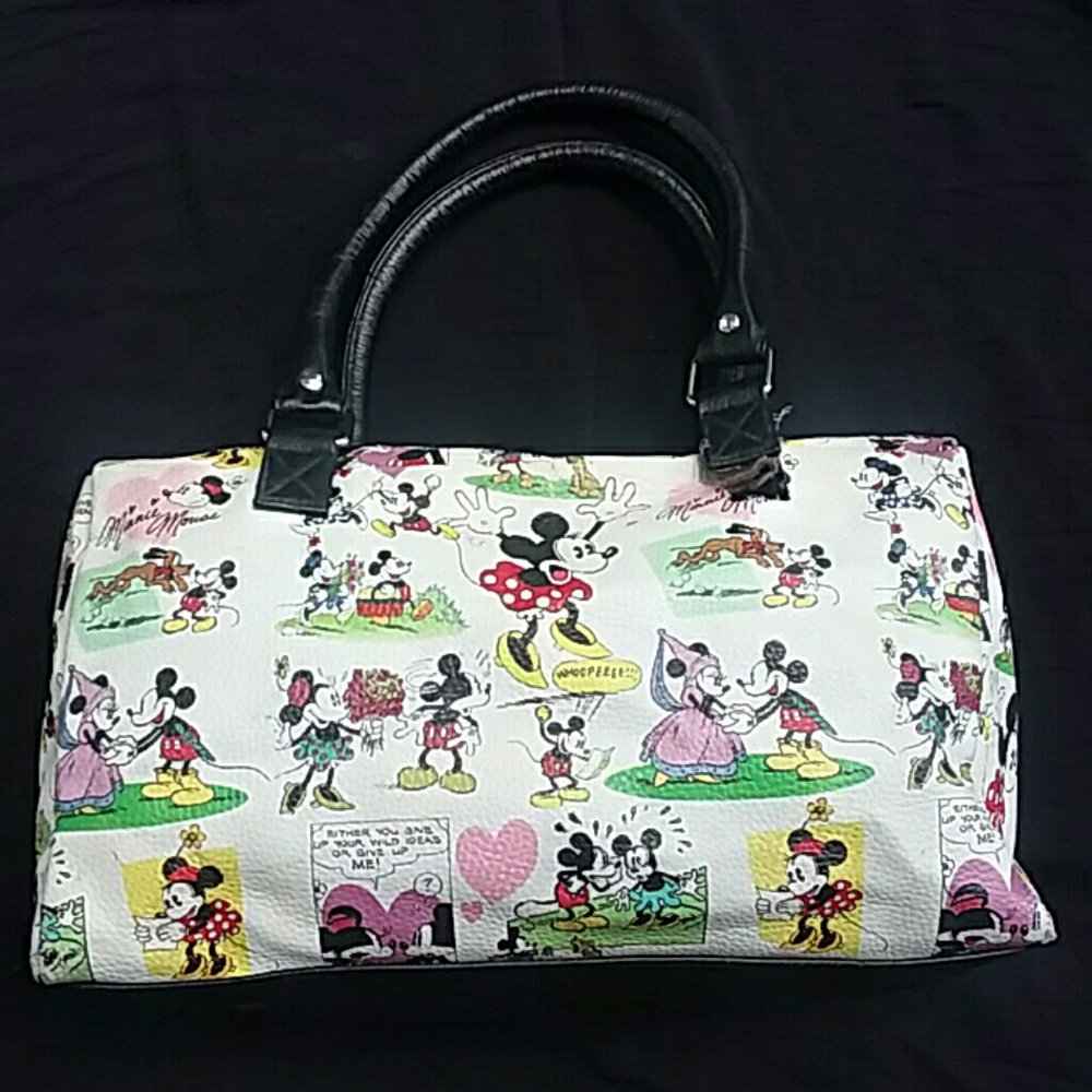 Disney Classic Micky Minnie Mouse Purse bag *flawed - Picture 2 of 6